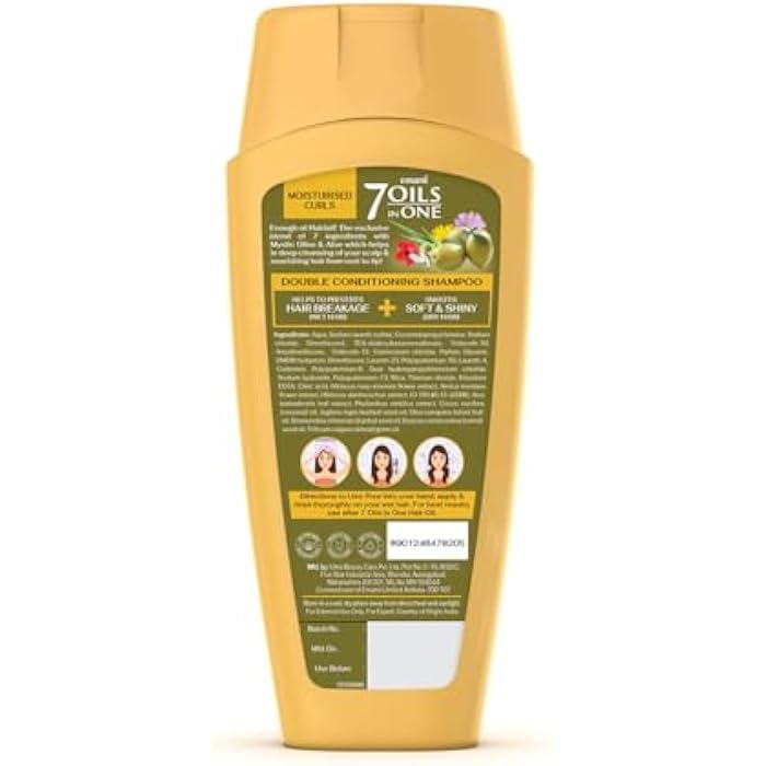 Emami 7 Oils in One Double Conditioning Shampoo Mystic Olive 200 ML - Image 2